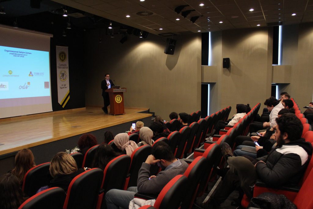 Photos from the Career Seminar Event Held by Çankaya University, Department of Business Administration with CCN Group Organizational Development Specialist Yakup ÇAĞLAR (4 January, 2023)